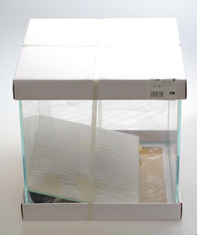 30cmキューブ水槽（単体）スーパークリア　アクロ30Sキューブ（30×30×30㎝）オールガラス水槽　Aqullo